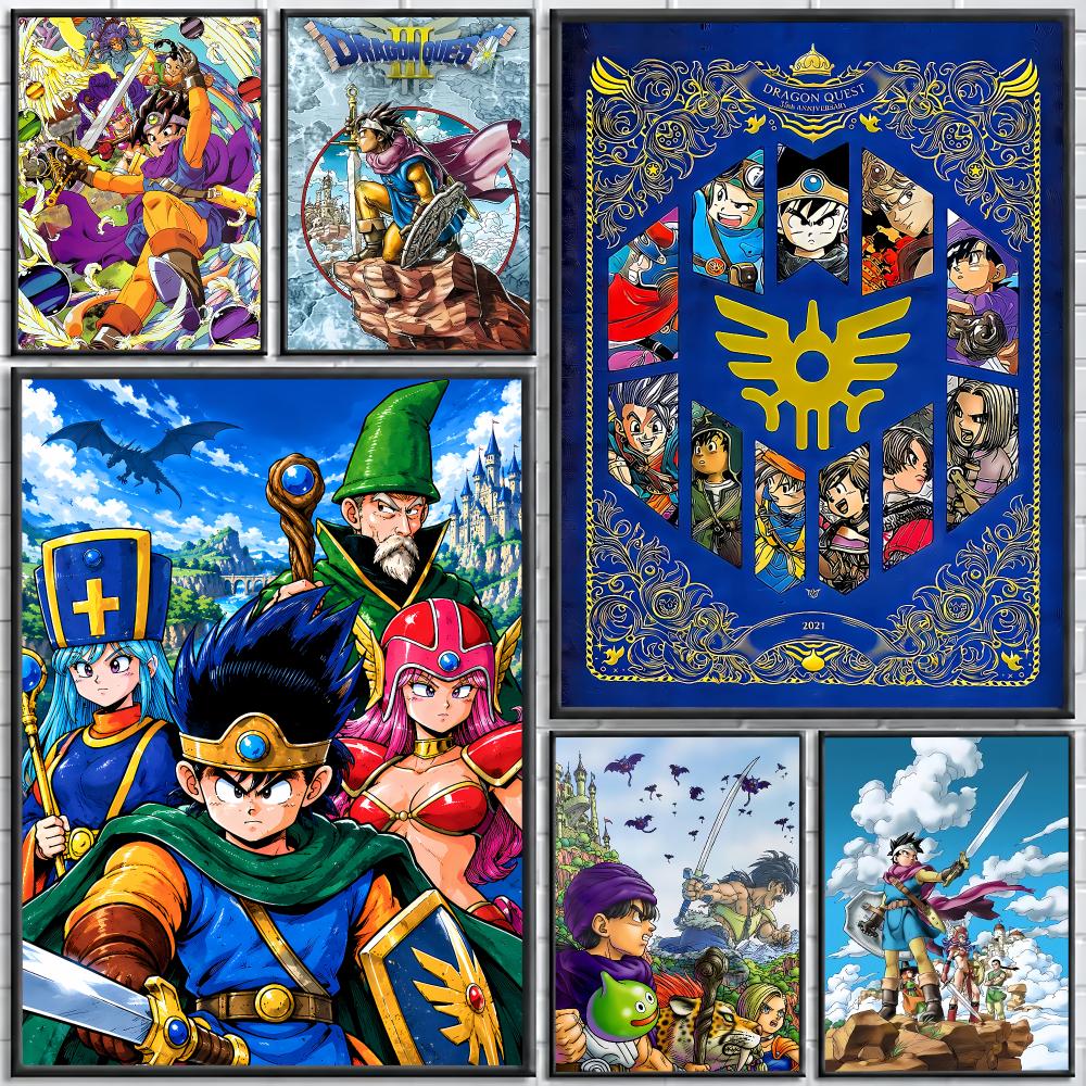 Office Quest - Gra D-Dragon Q-Quest, obraz, kaligrafia, stylowy