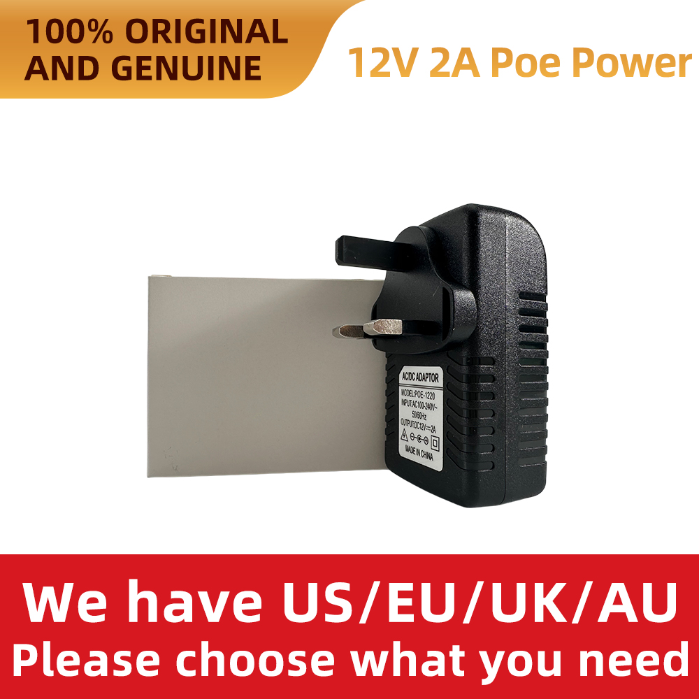 Power Over Ethernet - 12V 2A, adapter POE, 24W, 10/100
