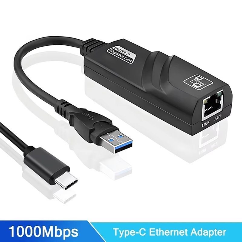 Power Over Ethernet - Adapter sieciowy RTL8153, 10/100/1000 Mb/s, USB