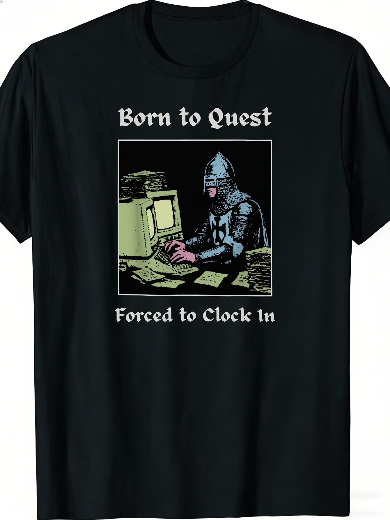 Office Quest - Humorystyczny mem: Urodzony do poszukiwania wyzwań,