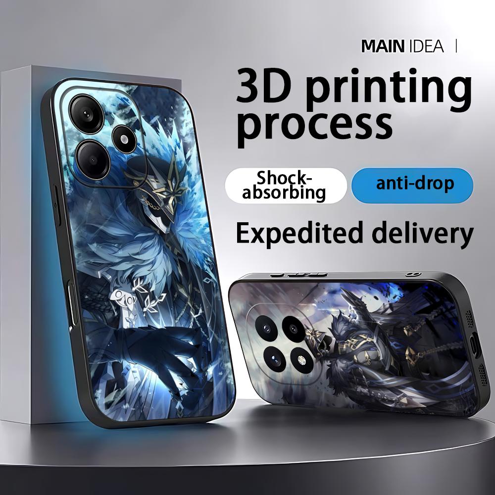 Receipt Printer Thermal - Etui na telefon Genshin Impact Capitano