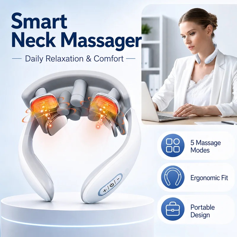 Office Technologies - Inteligentny masażer szyi dla dorosłych, 5