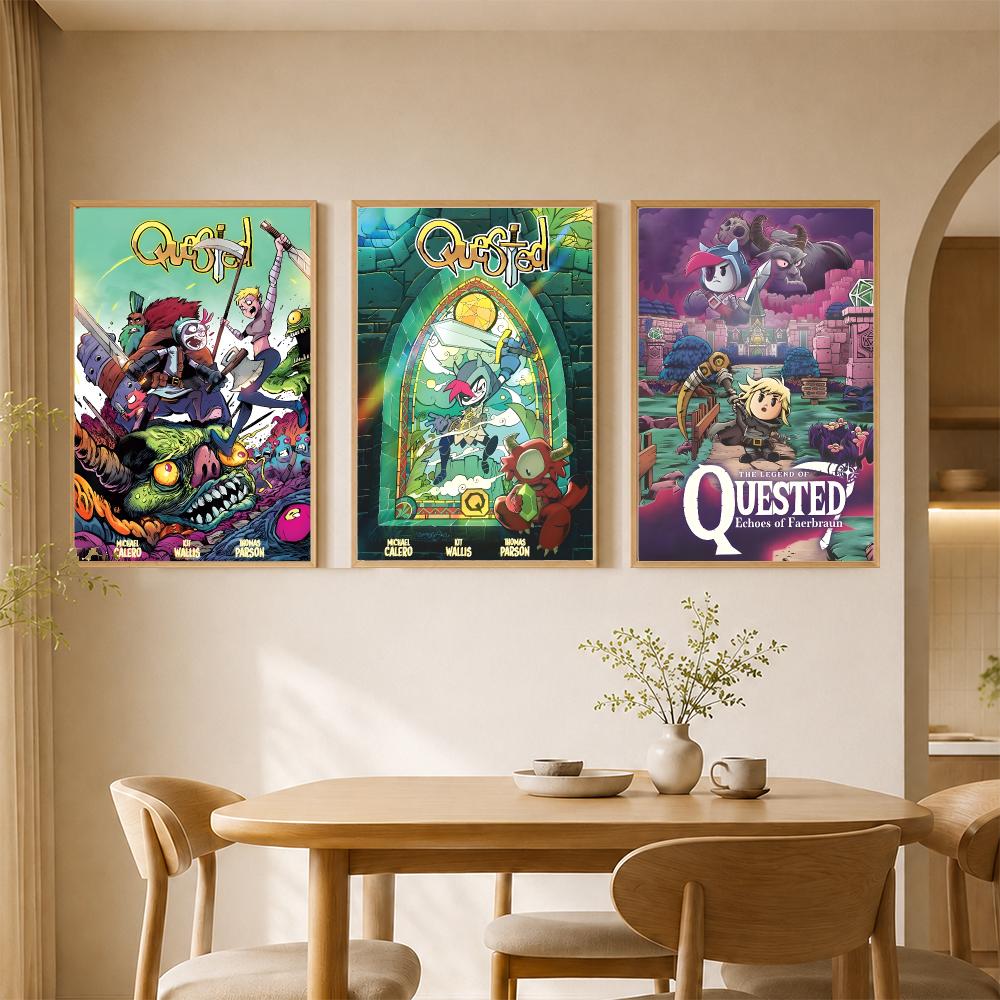 Plakat z grafiką Brand Quested – Office Quest recenzja i cena